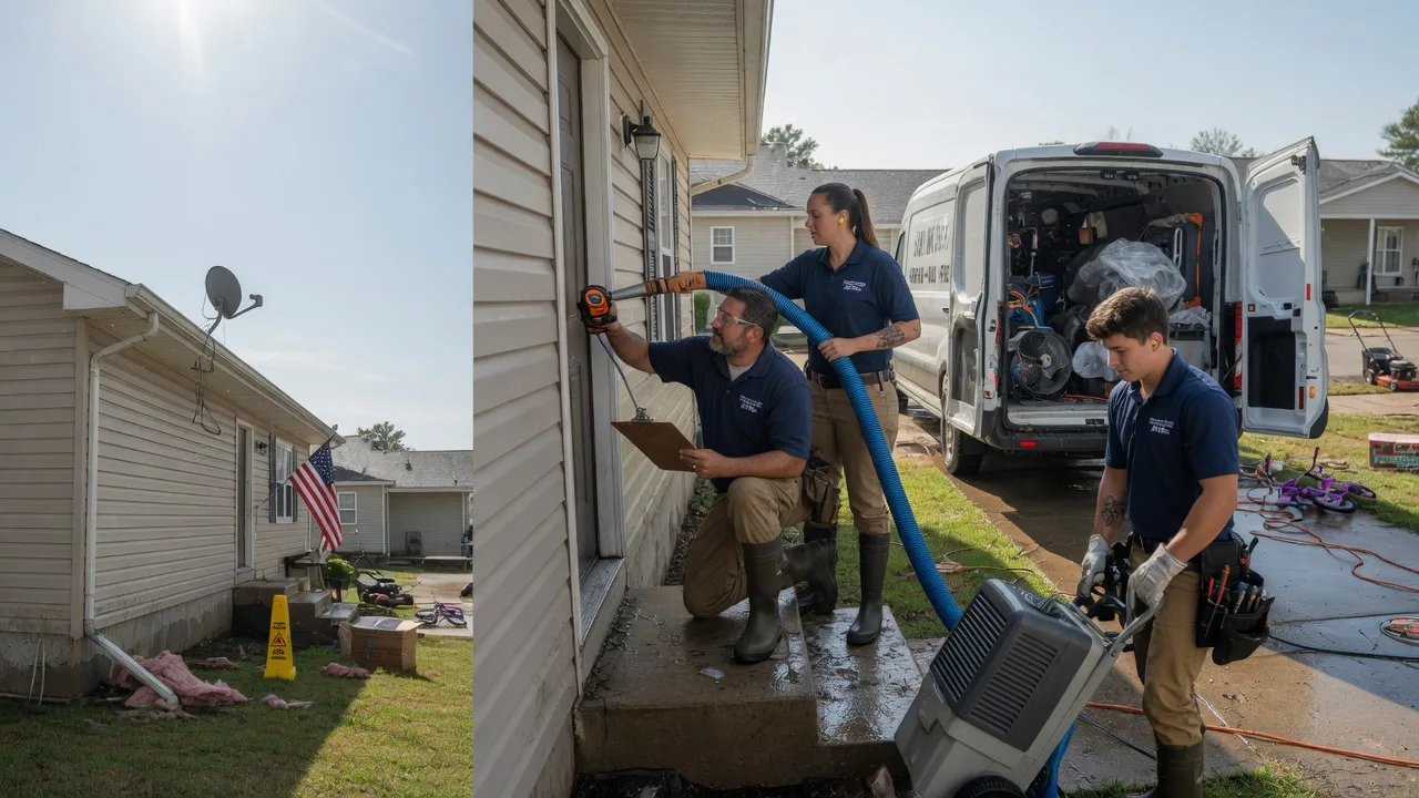 Ceiling Water Damage Restoration in Washington, KS near me